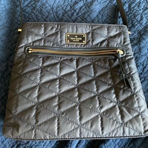 Kate Spade black quilted crossbody
